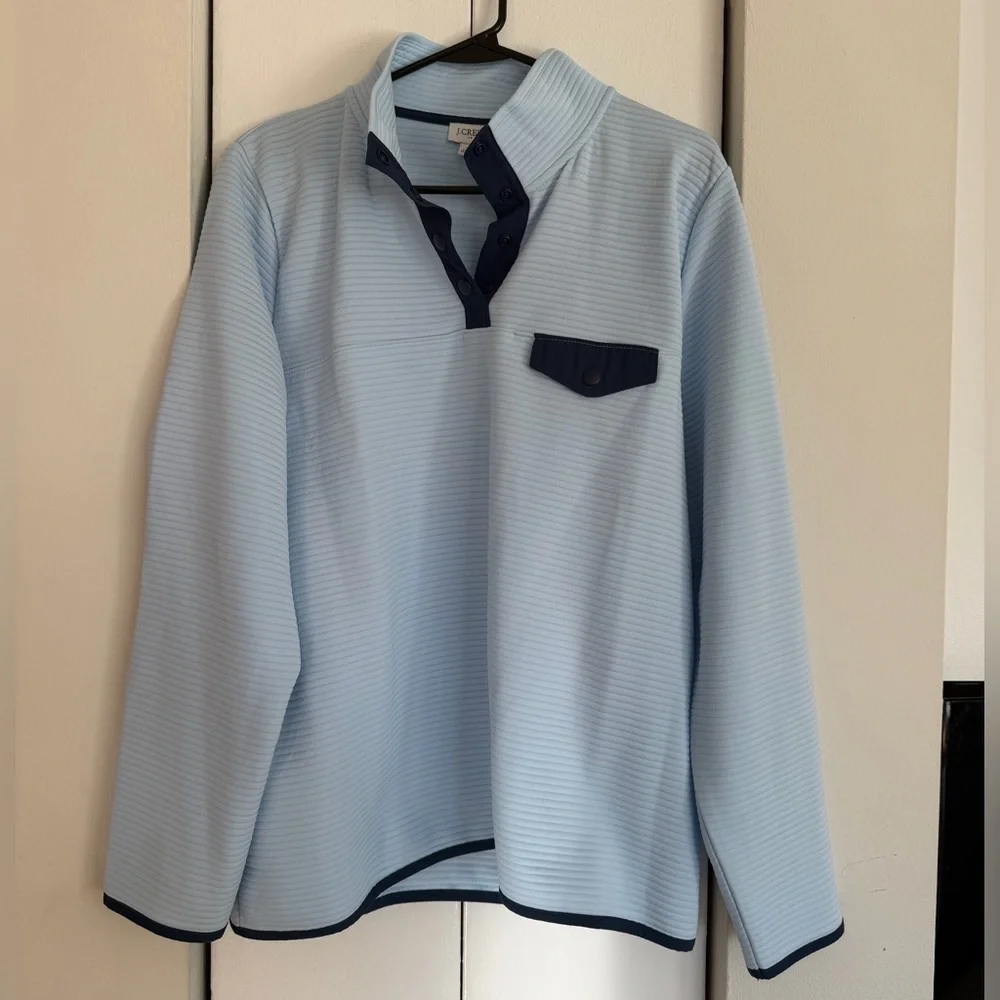 J. Crew Snap Pullover - Picture 1 of 4